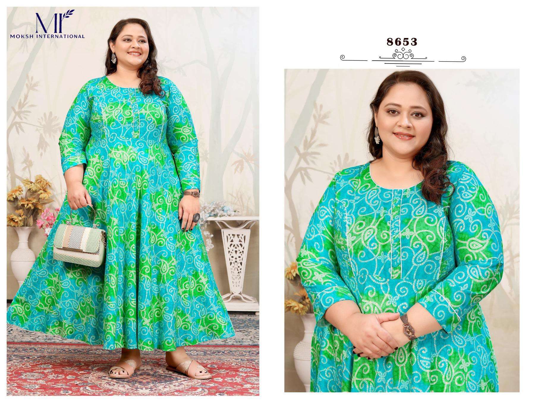 Moksh International Plus Size Joy Vol 2 Kurti dealers in Mumbai