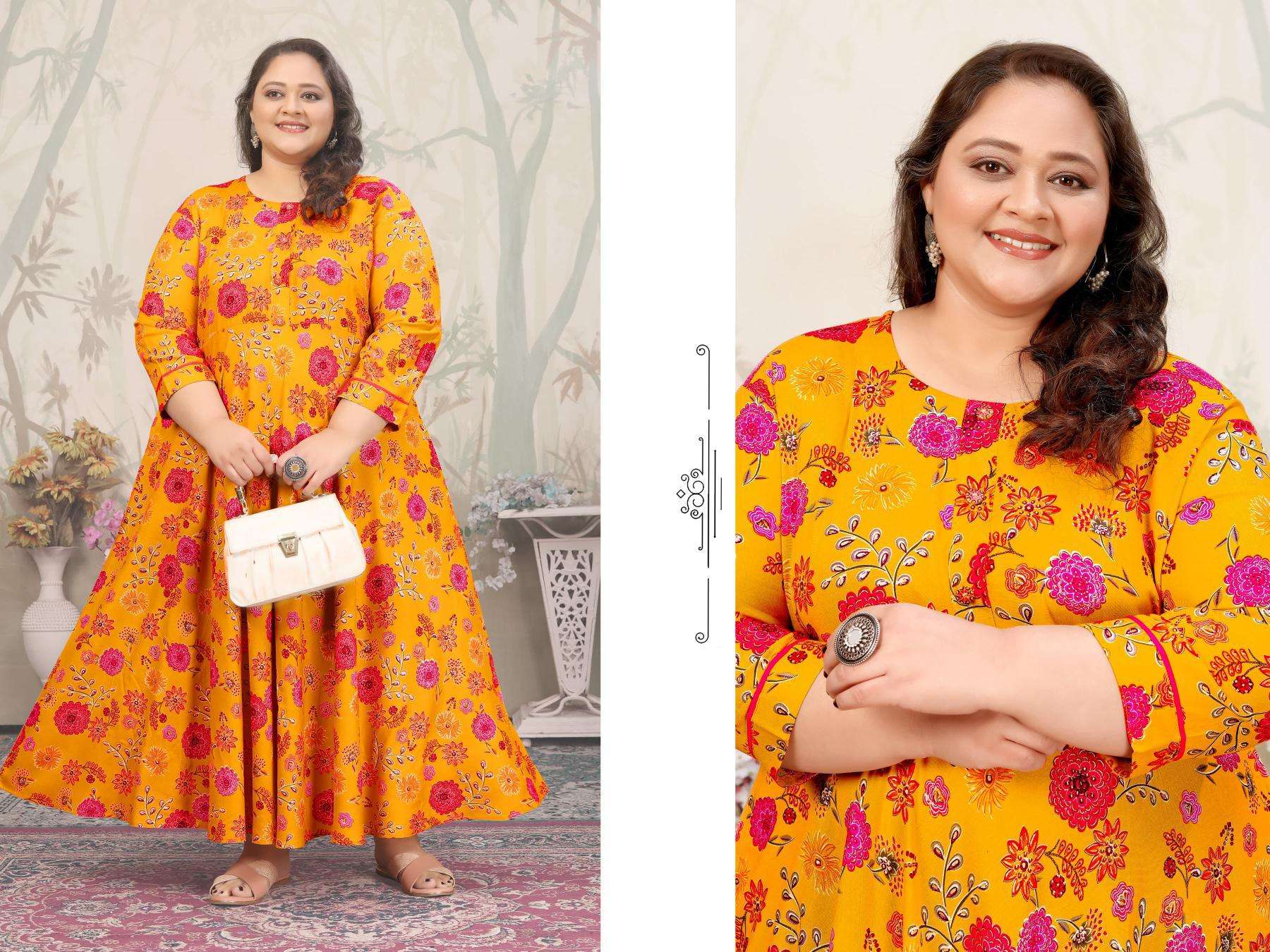 Moksh International Plus Size Joy Vol 2 Kurti dealers in Mumbai