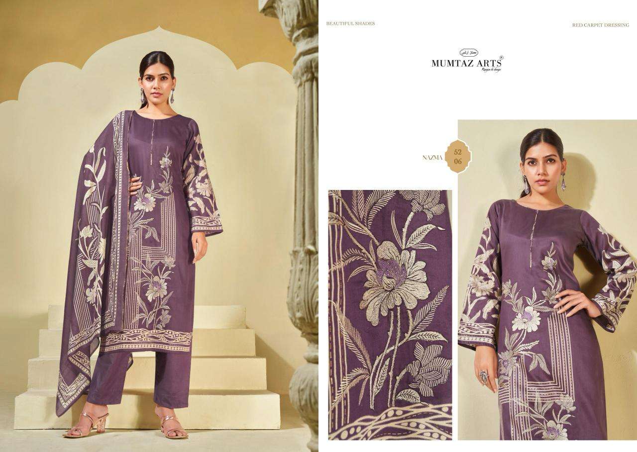 Mumtaz arts nazma Dress material manufacturers in Mumbai