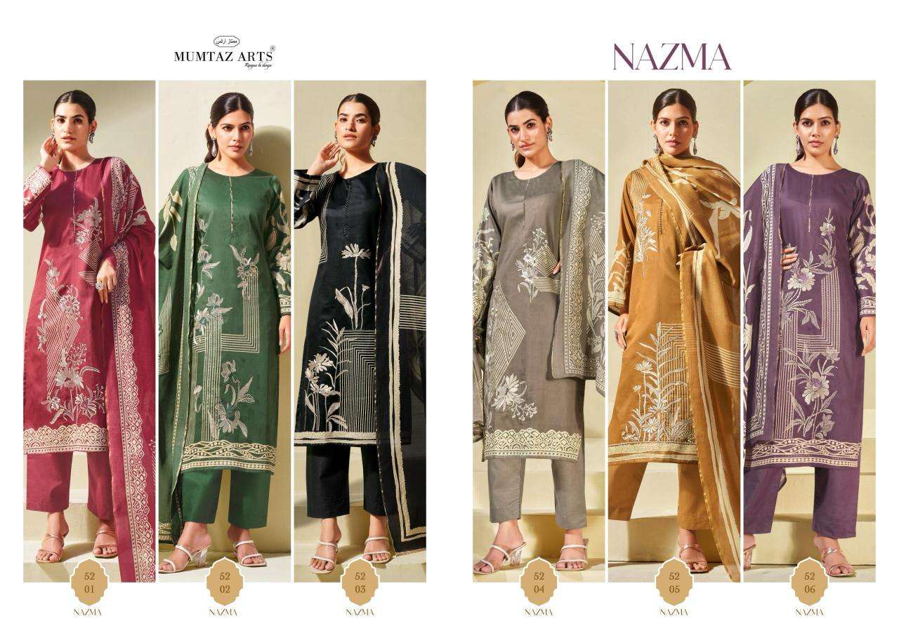 Mumtaz arts nazma Dress material manufacturers in Mumbai