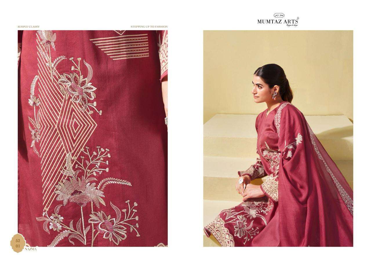 Mumtaz arts nazma Dress material manufacturers in Mumbai