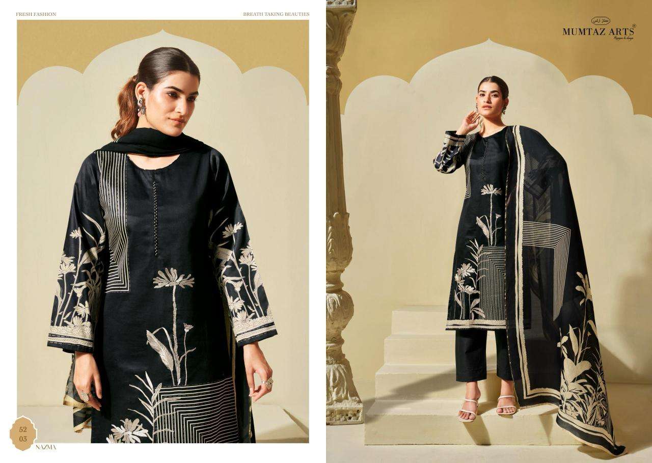 Mumtaz arts nazma Dress material manufacturers in Mumbai