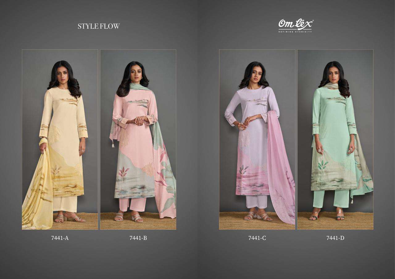 Omtex Style flow Salwar kameez manufacturers in Surat