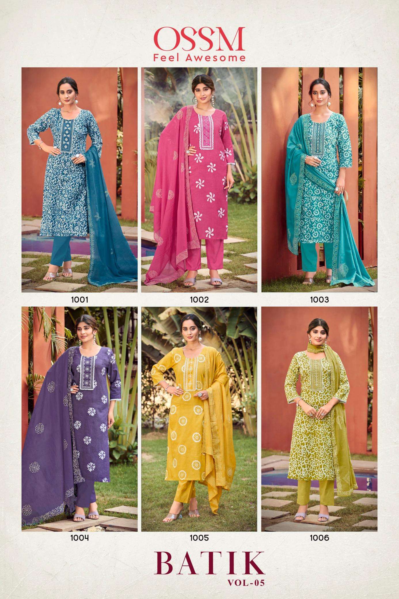 Ossm batik vol 5 kurti manufacturing factory in surat