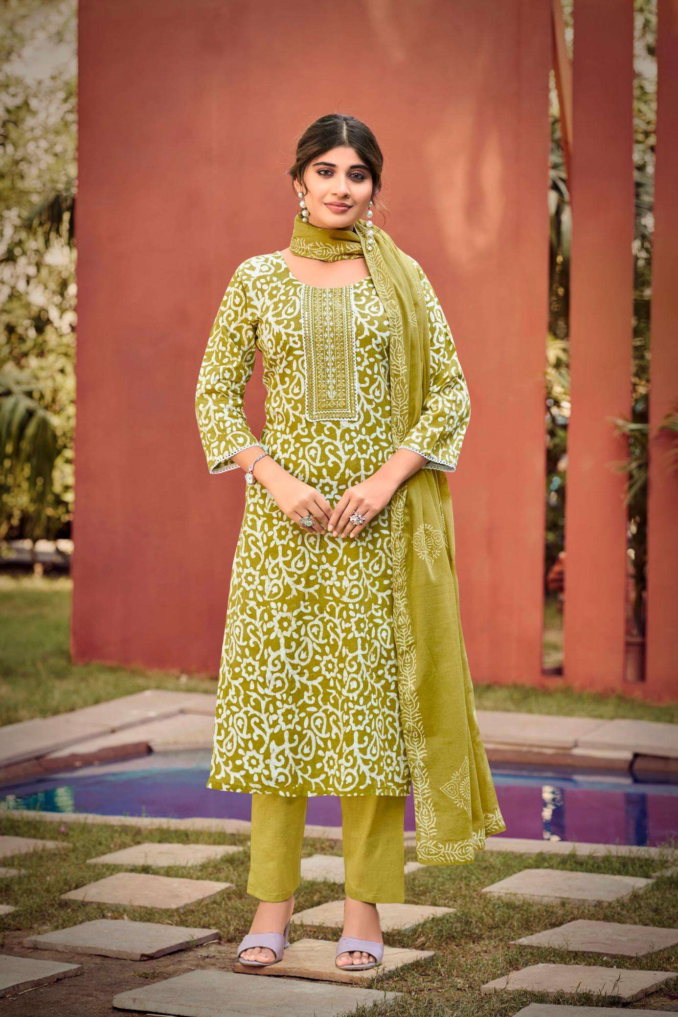 Ossm batik vol 5 kurti manufacturing factory in surat