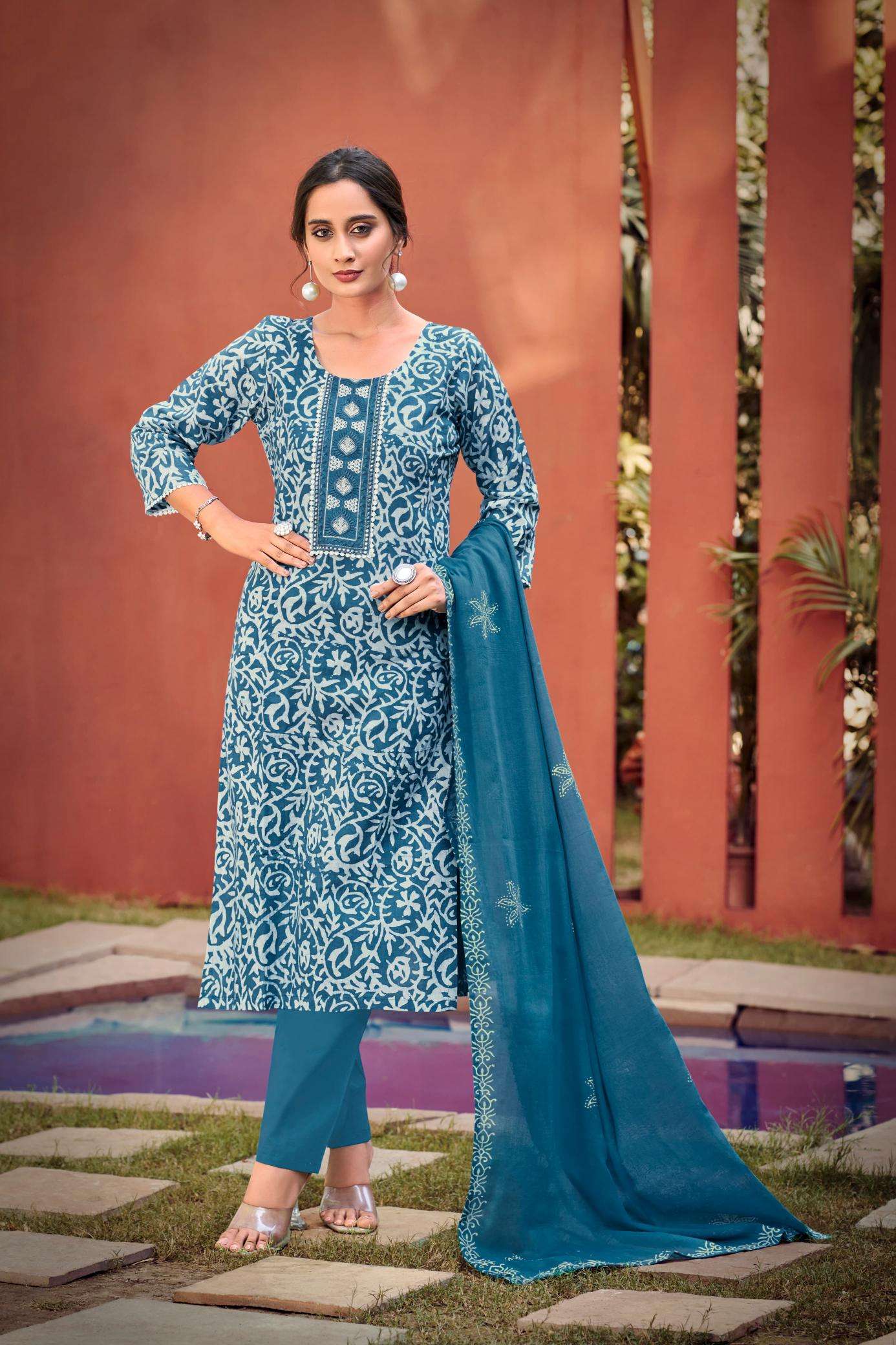 Ossm batik vol 5 kurti manufacturing factory in surat
