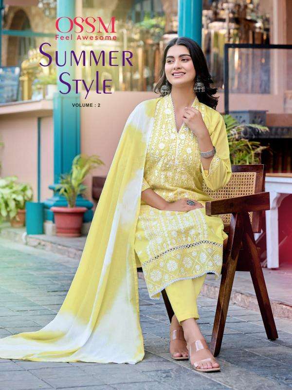 Ossm Summer Style vol 2 Designer Kurtis in bulk