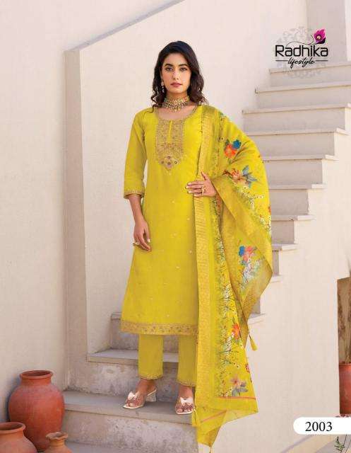 Radhika albeli heavy kurti fabric manufacturers in surat