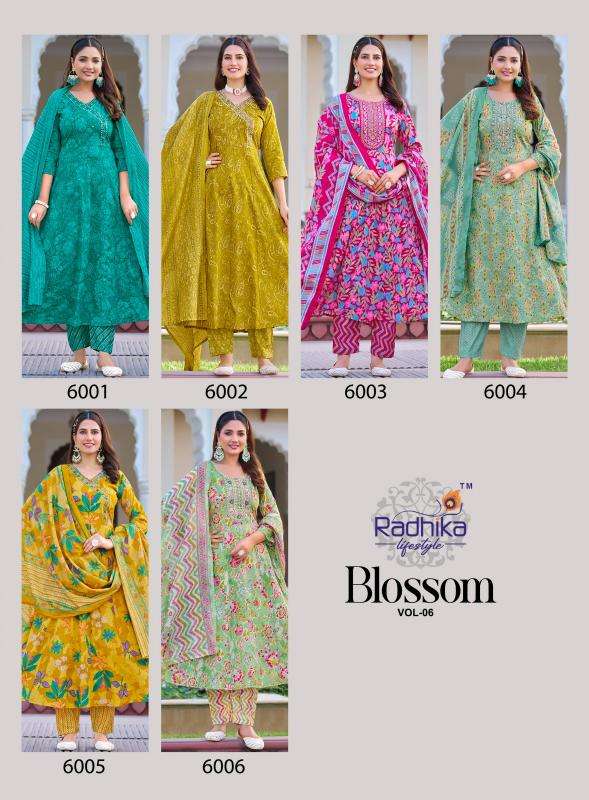 Radhika lifestyle blossom vol 6 kurti manufacturers in surat pdf
