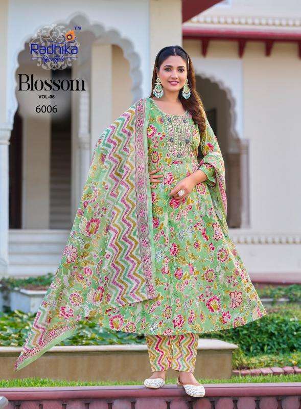 Radhika lifestyle blossom vol 6 kurti manufacturers in surat pdf