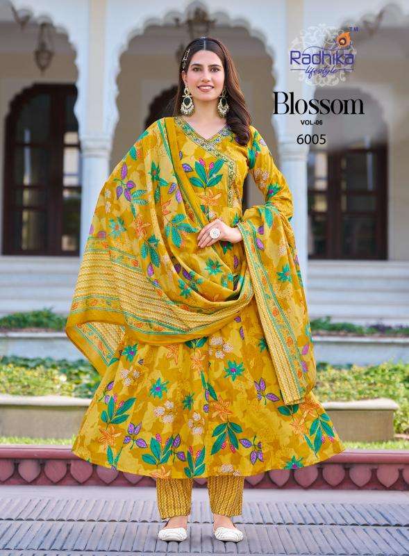 Radhika lifestyle blossom vol 6 kurti manufacturers in surat pdf