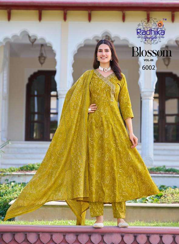 Radhika lifestyle blossom vol 6 kurti manufacturers in surat pdf