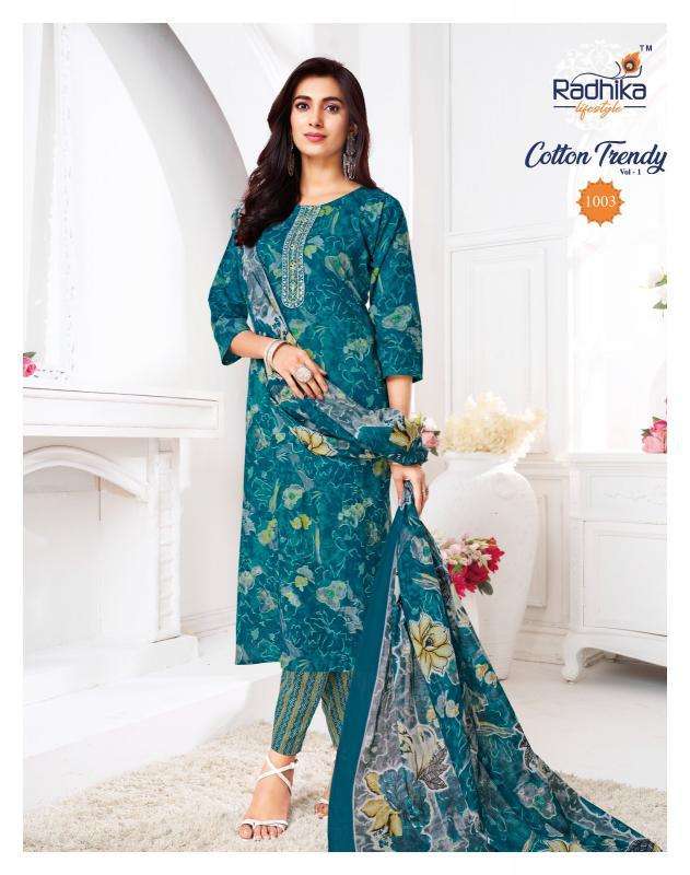 Radhika Lifestyle Cotton Trendy vol 1 Bulk kurti suppliers