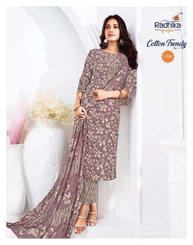Radhika Lifestyle Cotton Trendy vol 1 Bulk kurti suppliers