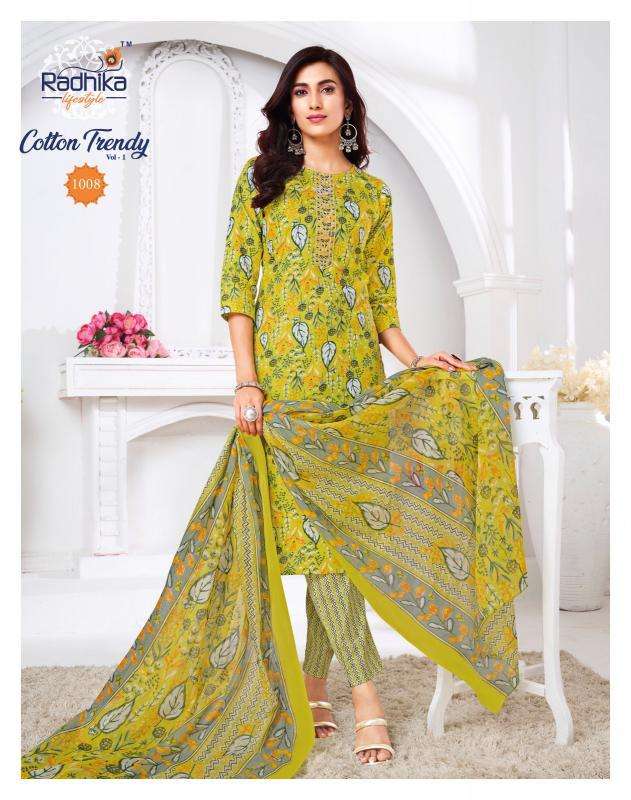 Radhika Lifestyle Cotton Trendy vol 1 Bulk kurti suppliers