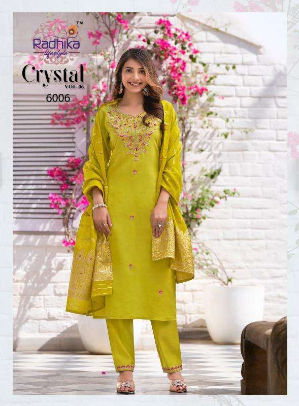 Radhika Lifestyle Crystal Vol 6 Ladies Kurti manufacturers