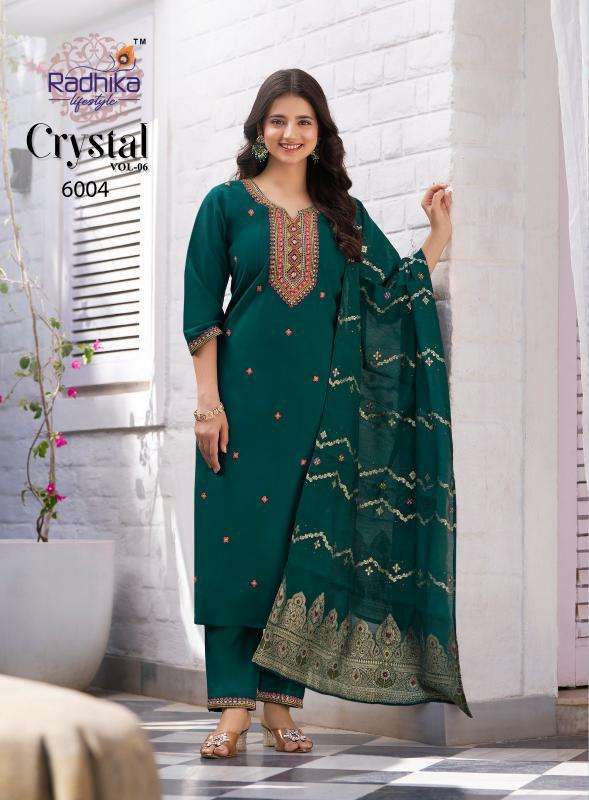 Radhika Lifestyle Crystal Vol 6 Ladies Kurti manufacturers