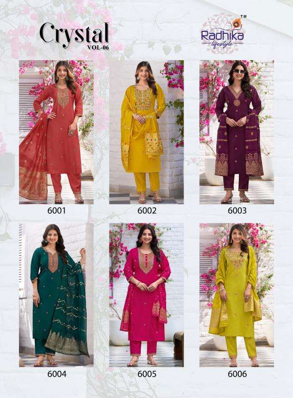 Radhika Lifestyle Crystal Vol 6 Ladies Kurti manufacturers