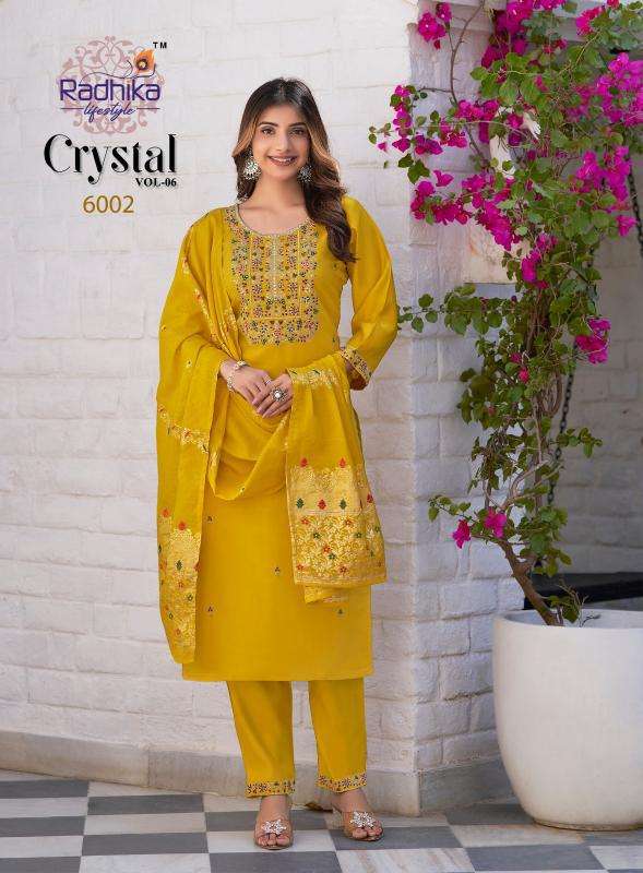 Radhika Lifestyle Crystal Vol 6 Ladies Kurti manufacturers
