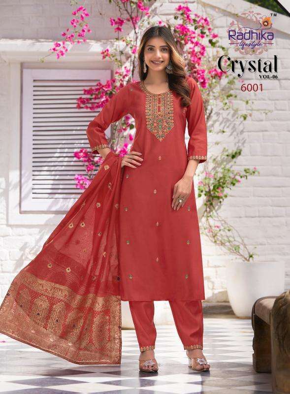 Radhika Lifestyle Crystal Vol 6 Ladies Kurti manufacturers