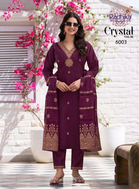 Radhika Lifestyle Crystal Vol 6 Ladies Kurti manufacturers
