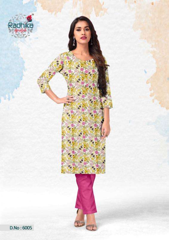 Radhika traditional branded kurtis manufacturers in surat
