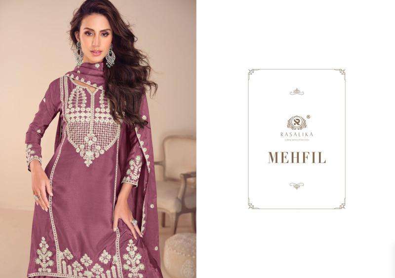 Rasalika mehfil Designer Salwar Suits Manufacturers