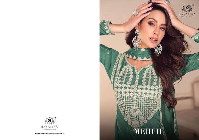 Rasalika mehfil Designer Salwar Suits Manufacturers