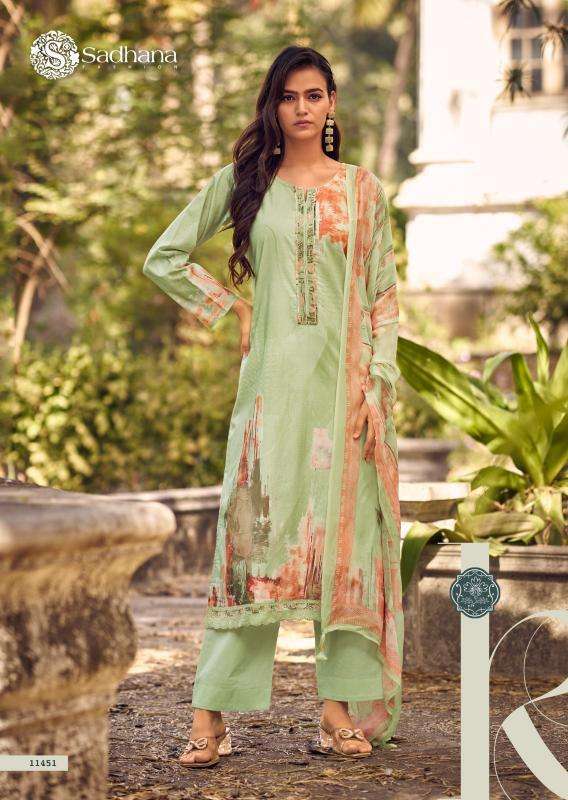 Sadhana Fashion Arnisa Fancy dress materials online in Hyderabad