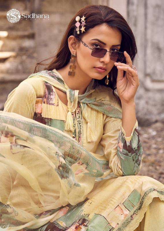 Sadhana Fashion Arnisa Fancy dress materials online in Hyderabad