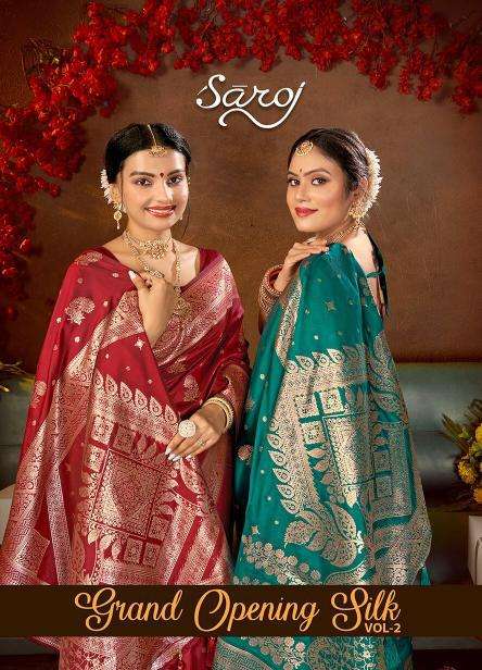 Saroj Grand opening silk vol.2 Saree suppliers in Mumbai
