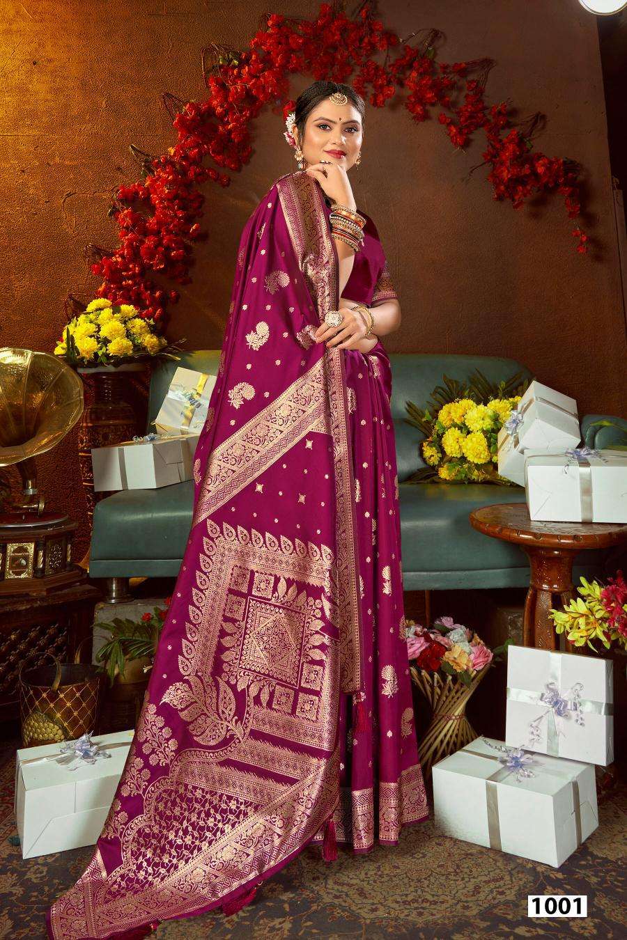 Saroj Grand opening silk vol.2 Saree suppliers in Mumbai