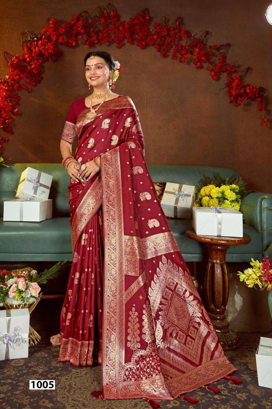 Saroj Grand opening silk vol.2 Saree suppliers in Mumbai
