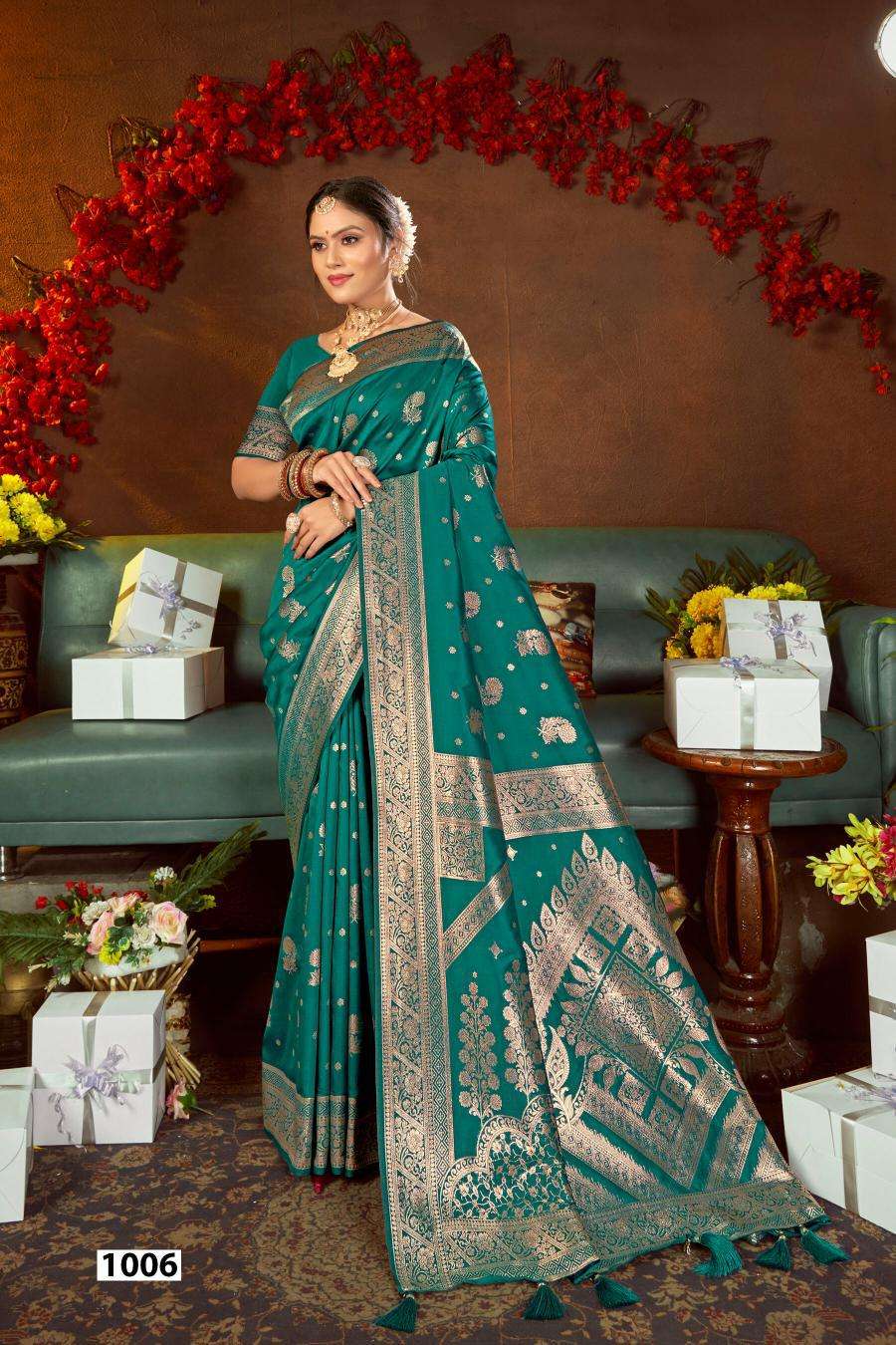 Saroj Grand opening silk vol.2 Saree suppliers in Mumbai
