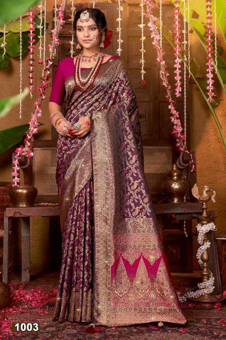 Saroj megh mayur swaroski vol -4 Silk saree wholesalers in mumbai