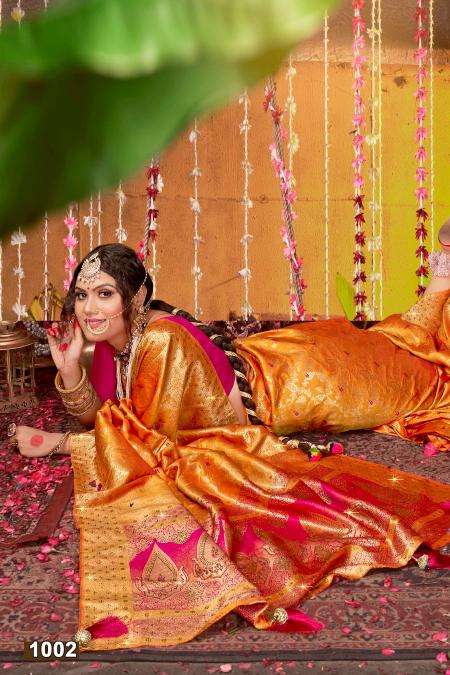 Saroj megh mayur swaroski vol -4 Silk saree wholesalers in mumbai
