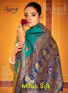 Saroj mitali silk vol -1 Fancy saree wholesale in mumbai