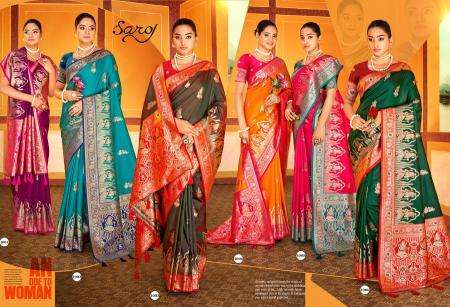 Saroj mitali silk vol -1 Fancy saree wholesale in mumbai