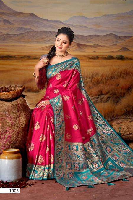 Saroj mitali silk vol - 4 Designer saree wholesale in mumbai
