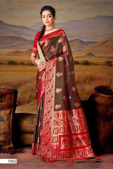 Saroj mitali silk vol - 4 Designer saree wholesale in mumbai