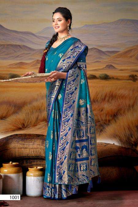 Saroj mitali silk vol - 4 Designer saree wholesale in mumbai