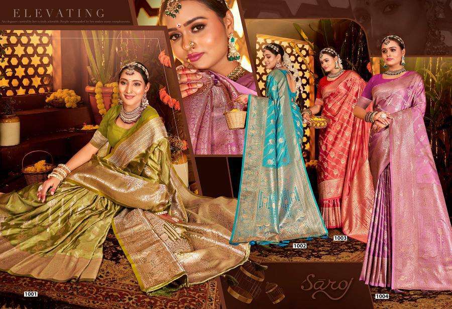 Saroj Sanwaree satin saroski vol.2 Wholesale saree suppliers