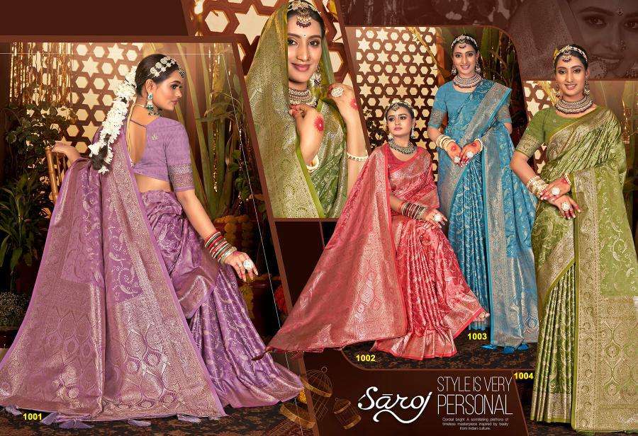 Saroj Sanwaree satin saroski vol.4 Wholesale sarees