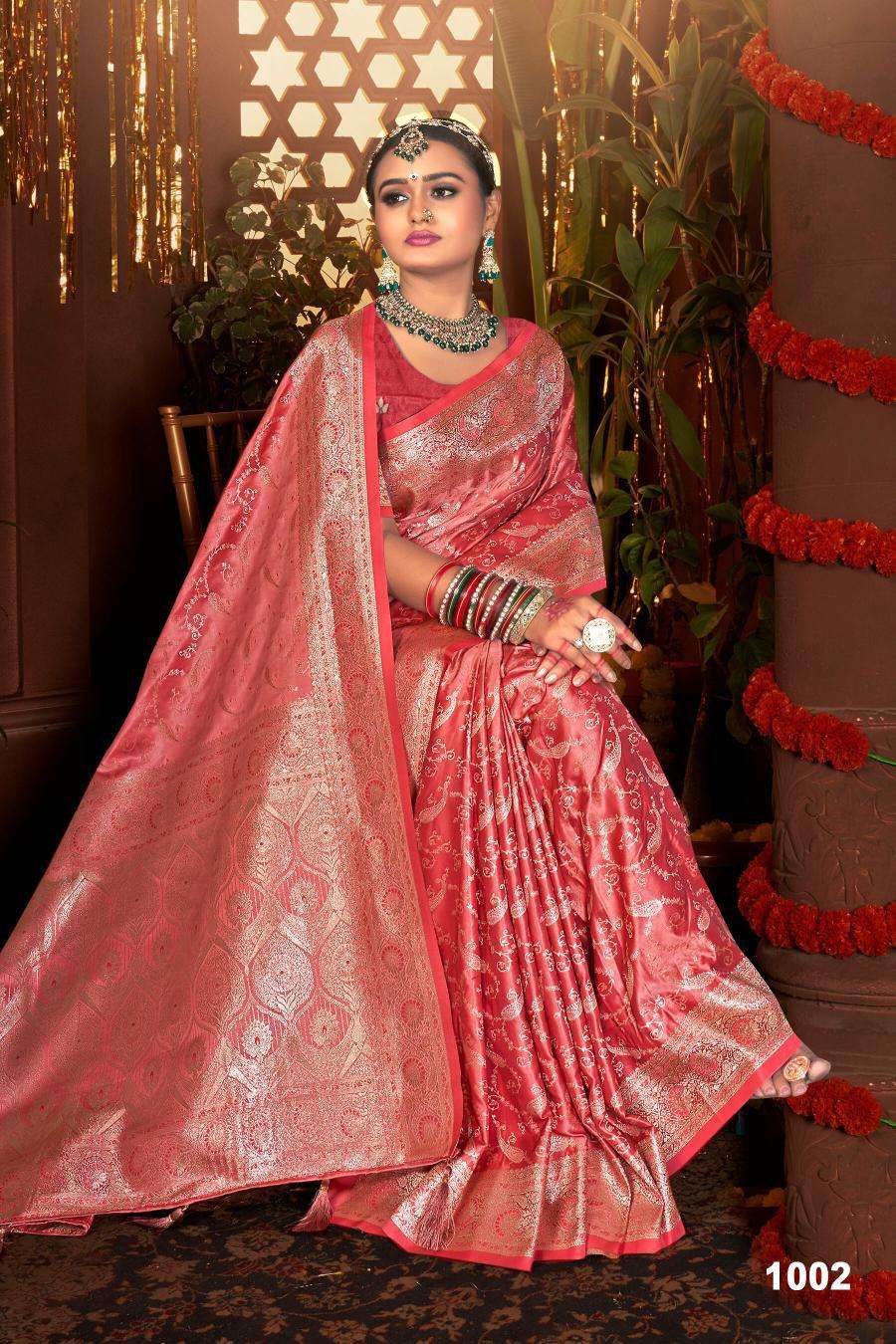 Saroj Sanwaree satin saroski vol.4 Wholesale sarees