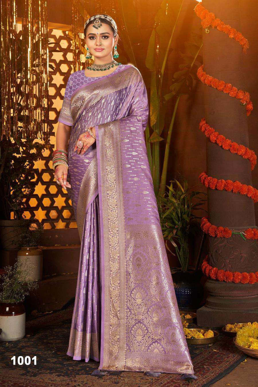 Saroj Sanwaree satin saroski vol.5 Saree wholesale suppliers in Mumbai