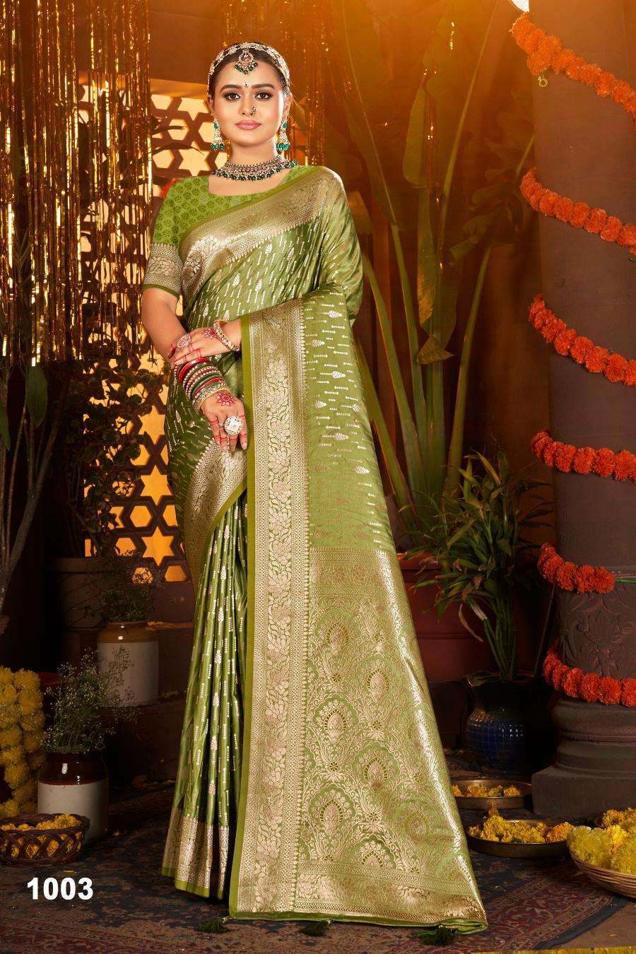 Saroj Sanwaree satin saroski vol.5 Saree wholesale suppliers in Mumbai