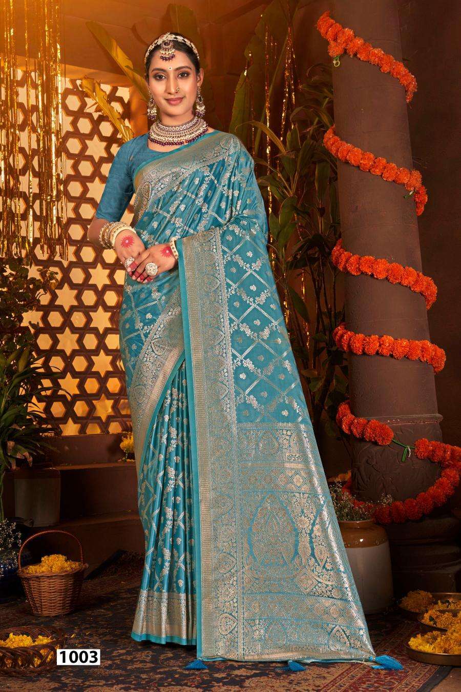 Saroj Sanwaree satin saroski vol.6  Mumbai saree market