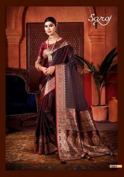 Saroj Sophia Sattin Swaroski silk Wholesale saree manufacturers in surat