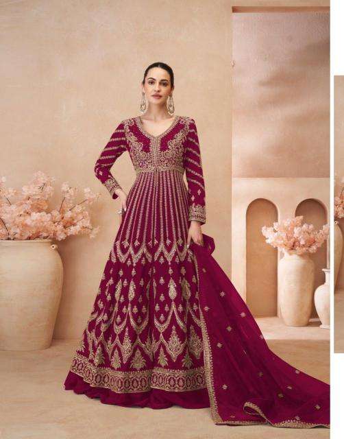 Sayuri designer chinnon silk Salwar suit boutique in Vadodara
