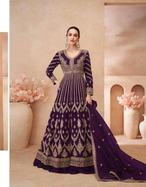 Sayuri designer chinnon silk Salwar suit boutique in Vadodara